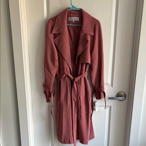 Nine West Dusty Rose Trench Coat